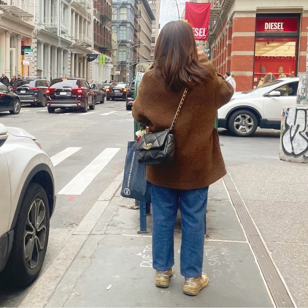 Sold Chanel 19 Black Goatskin Medium Bag